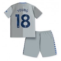 Everton Ashley Young #18 Tredje Dräkt Barn 2023-24 Kortärmad (+ Korta byxor)
